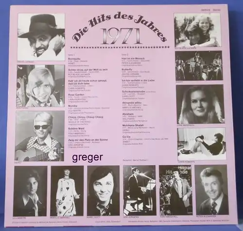 LP Die Hits des Jahres  1971  Nr.22