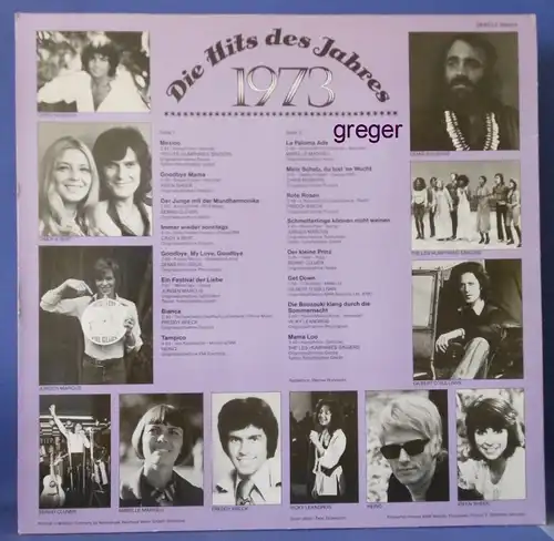 LP Die Hits des Jahres  1973  Nr.24