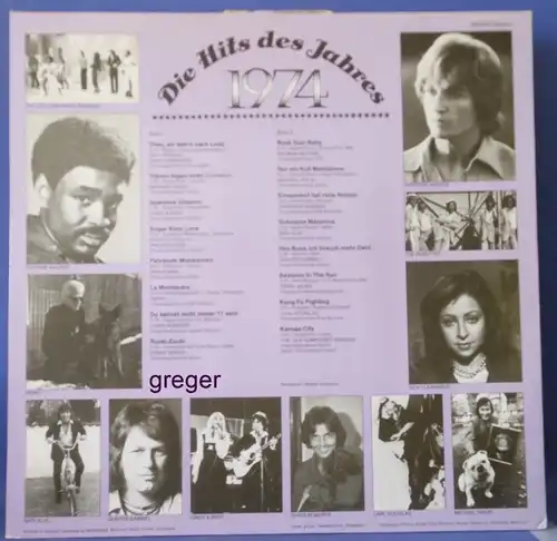 LP Die Hits des Jahres  1974  Nr.25