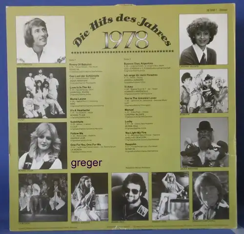 LP Die Hits des Jahres  1978  Nr.29