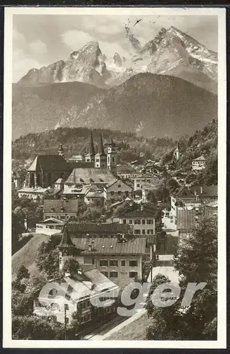 AK Deutsches Reich Berchtesgaden mit Watzmann  -  8/31  