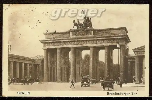 AK Deutsches Reich Berlin, Brandenburger Tor  -  97e  