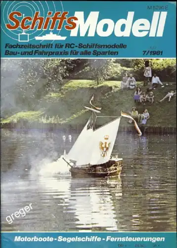 Schiffsmodell   7/81 a