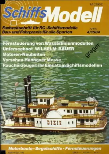 Schiffsmodell      4/84 b
