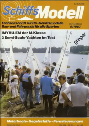 Schiffsmodell    9/87 a