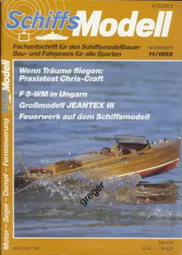 Schiffsmodell  11/92 a