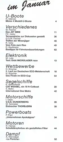 Schiffsmodell  1/00 b abl