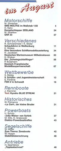 Schiffsmodell 8/01 b abl