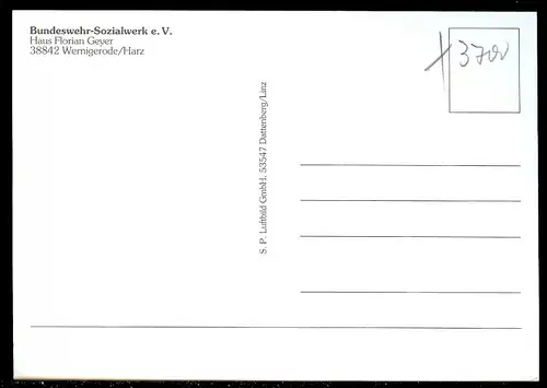 AK Wernigerode Haus Florian Geier Bundeswehr-Sozialwerk e.V.   26/7 