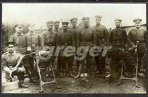 Foto,  Soldaten Gruppenbild von 1918   33/25