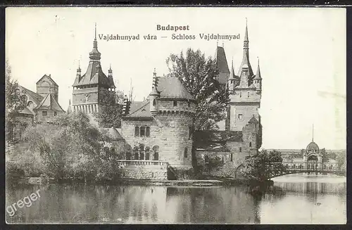 AK Ungarn, Budapest, Schloss Vajdahunyad   45/27 