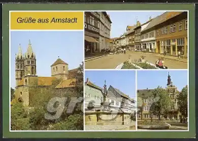 DDR, Grüße aus Arnstadt in Thüringen, Mehrbildkarte   16/47 