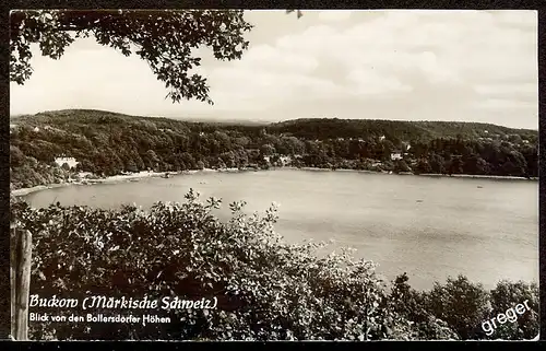 AK DDR Buckow, Blick von den Bollersdorfer Höhen   75/30