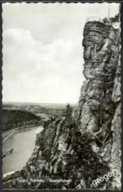 AK DDR  Sächs. Schweiz, Basteifelsen   35/15