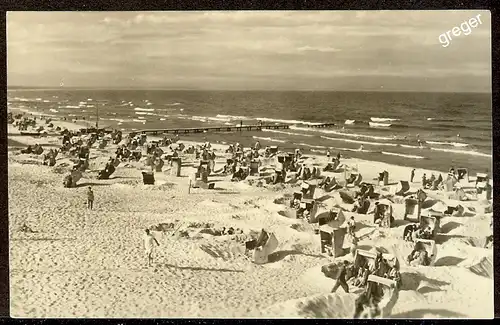 AK DDR Ostseebad Bansin/Rügen, Strand   77/10