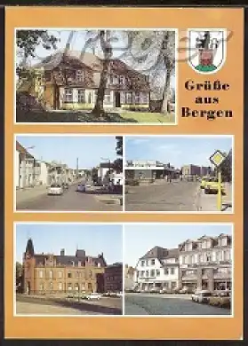 AK DDR Grüße aus Bergen, Mehrbild   17/14 