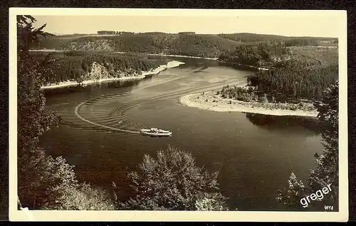 AK DDR  Stausee der Bleiloch-Saaletalsperre    75/40 