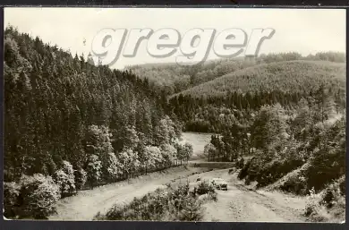 AK DDR Giesübel Thür. Wald Blick in den Rehbachgrund   13/34