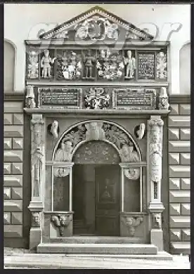 AK DDR Gera Rathausportal   18/21  