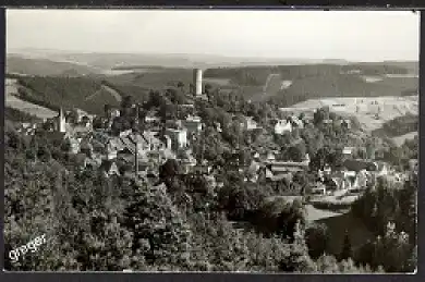 AK DDR Moorbad Lobenstein Blick vom Geheeg 15/14
