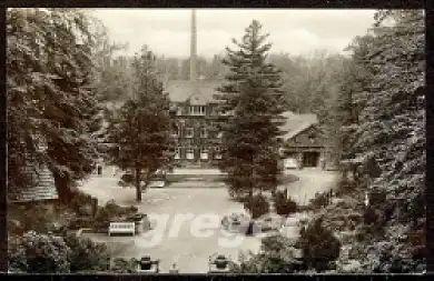 AK DDR Bad Lausick Parkanlage mit Kurmittelhaus   2/11
