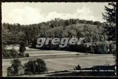 AK DDR Volksheilbad Liebenstein, Blick zur Ruine    2/8
