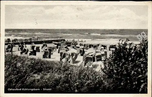 AK DDR Ostseebad Kühlungsborn, Strand   k-6
