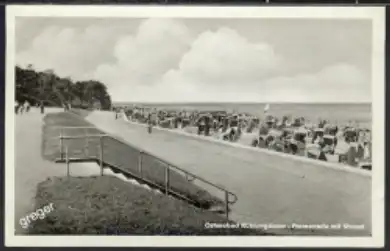 AK DDR Ostseebad Kühlungsborn, Promenade mit Strand  35/18