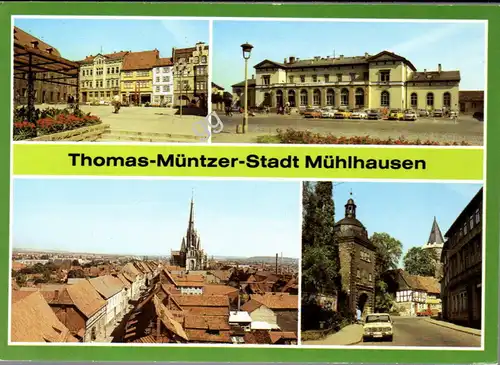 AK DDR Thomas-Müntzer-Stadt Mühlhausen, Mehrbild   24/11