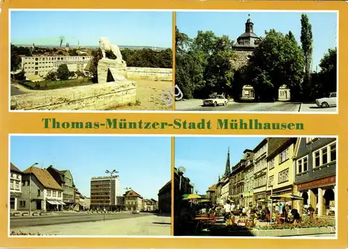 AK DDR Thomas-Müntzer-Stadt Mühlhausen, Mehrbild   m-24/12