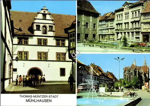 AK DDR Thomas-Müntzer-Stadt Mühlhausen, Mehrbild   m-24/13
