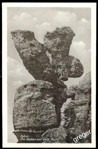 AK DDR  Oybin, das Kücken auf dem Töpfer 75/50