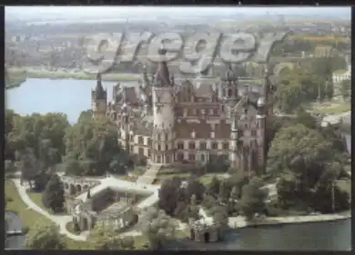 AK DDR Schwerin Schloß, AERO Foto DDR    S 46