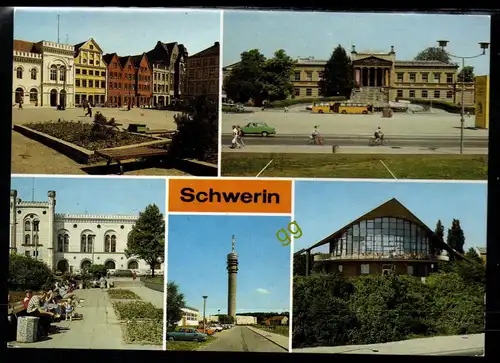 [Ansichtskarte] DDR Schwerin, Mehrbildkarte   S 49. 