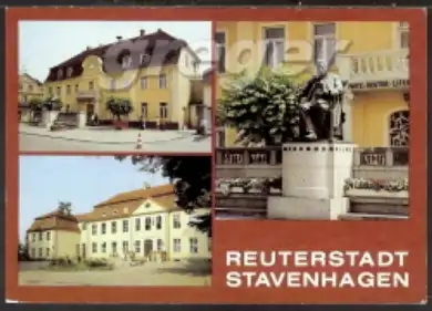 [Ansichtskarte] DDR Reuterstadt Stavenhagen, Mehrbildkarte   S 33. 