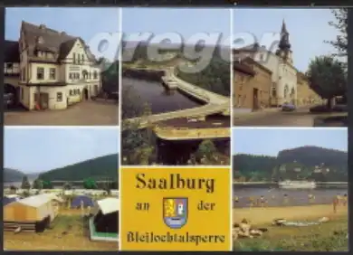 [Ansichtskarte] DDR Saalburg, Mehrbildkarte   25/41. 