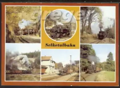 [Ansichtskarte] DDR Selketalbahn, Mehrbild  26/36. 