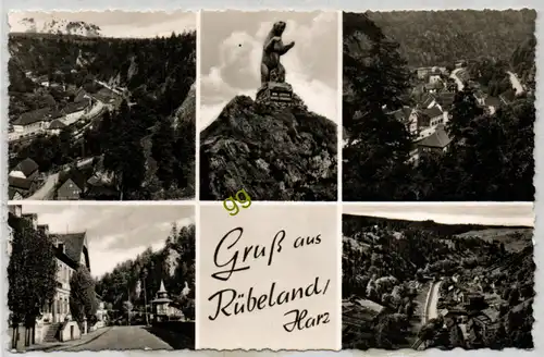 [Ansichtskarte] DDR Gruß aus Rübeland   r-18. 