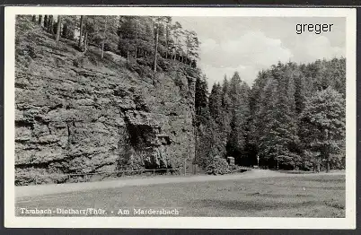 [Ansichtskarte] DDR Tambach-Dietharz, am Mardersbach  51j. 