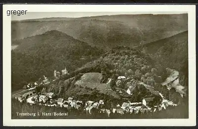 [Ansichtskarte] DDR Treseburg i. Harz/Bodetal     67 j. 