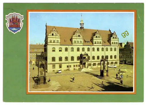 [Ansichtskarte] DDR Lutherstadt Wittenberg Rathaus   w 29. 