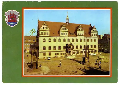 [Ansichtskarte] DDR Lutherstadt Wittenberg Rathaus   w 21. 