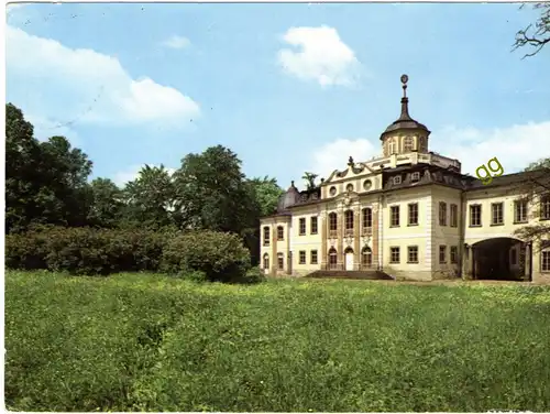 [Ansichtskarte] DDR Weimar, Schloß Belvedere   w 17. 