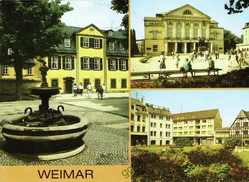 [Ansichtskarte] DDR Weimar, Mehrbild  w 10. 