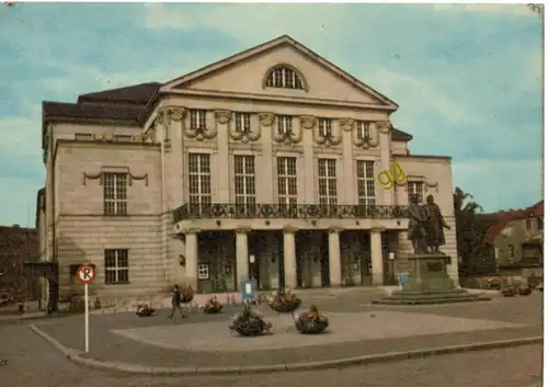 [Ansichtskarte] DDR Weimar, Nationaltheater  w 8. 
