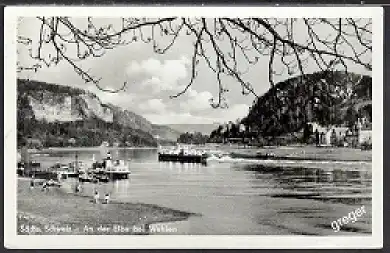 [Ansichtskarte] DDR Wehlen an der Elbe sächs. Schweiz 15/21. 