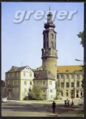 [Ansichtskarte] AK DDR Weimar Schlossturm mit Bastille   33/50. 