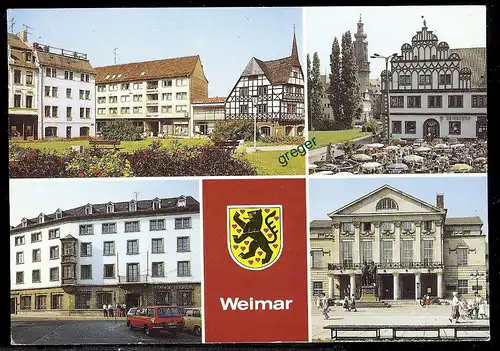 [Ansichtskarte] DDR Weimar Mehrbild   64/33. 