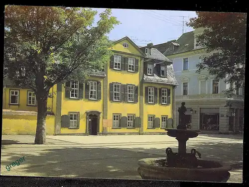 [Ansichtskarte] DDR Weimar, Schillerhaus   64/35. 