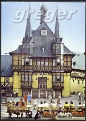 [Ansichtskarte] DDR Wernigerode Rathaus   26/15. 